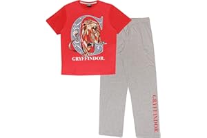 Popgear piżamy zestawy Mężczyźni Harry Potter Gryffindor męska długa piżama (1 w zestawie)