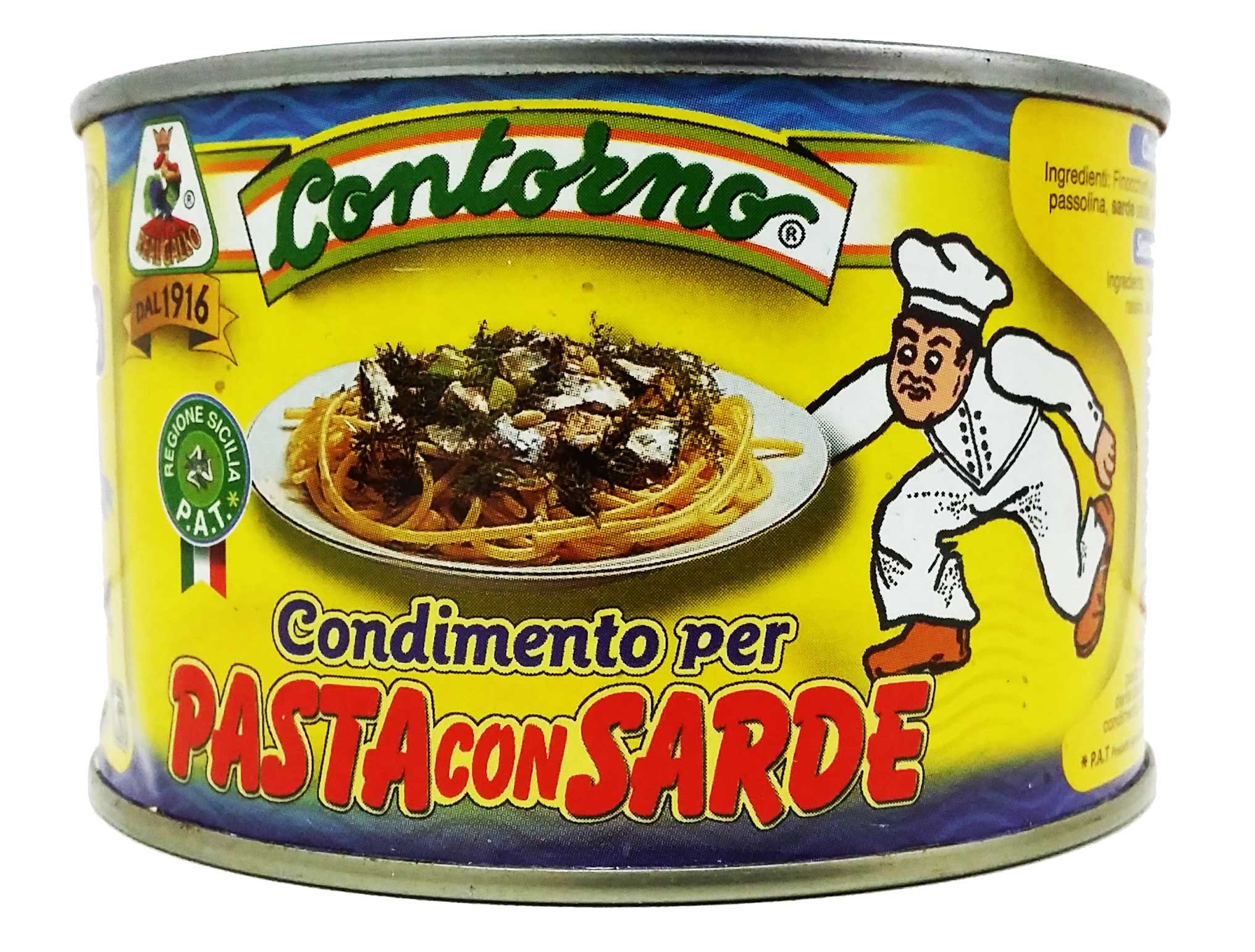 Contorno Condimento Pasta Con Sarde - Real gallo (8000133000108)
