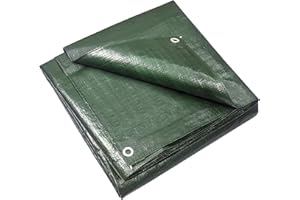 jarolift Abdeckplane Poolabdeckung Gewebeplane, Plane aus Polyethylen-Gewebe 90 g/qm, Wasserdicht Schimmelresistent Reißfest, 2 x 3 m, Grün