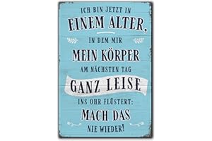 ‎LANOLU LANOLU Kühlschrankmagnete lustig- Bin in einem Alter - lustige Magnete mit Sprüchen und witzigen Motiven 8x5,5cm