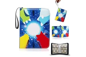 DALALA Album Cartas Coleccionables (480 cartas) - Archivador cartas con Bolsillo Lateral - Álbum Cromos Coleccionables - Album para Cartas de Coleccion - Clasificador con cremallera - Card Binder