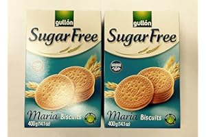 GULLON SUGAR FREE MARIA BISCUITS 400g x 2