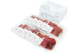 Jambon Serrano Duroc Tranché 1 Kg (10 paquets de 100 gr) - Jamon Serrano Espagnol Jamonprive