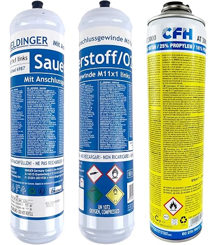 CFH Gaz Spécial AT 3000 – Cartouche 600 Ml / 330 G Pour Soudage Haute Performance – Butane/Propylène/Propane