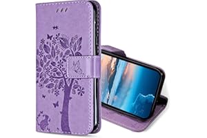 KANVOOS Cover per Motorola Edge 30, Cover a Libro Custodia in Pelle PU con Silicone TPU, Antiurto Flip Caso Portafoglio Cover per Motorola Moto Edge 30 (Lavanda)