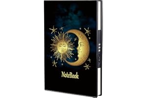 ZXHQ Journal intime en marbre pour filles avec serrure, mot de passe caché, journal de voyage, couverture rigide, cuir, A5, ligné, bleu (8,5 x 5,9 pouces) Style 1