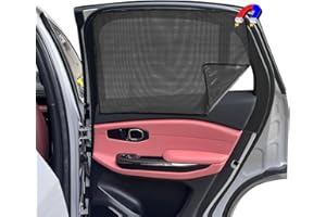Mmyzao Pare Soleil Voiture Bébé Arriere Magnétique,2 Pièces Cache pour Fenêtre,Chaussettes Voiture Soleil,Bloquer Les Rayons UV Anti Moustiquaire,Taille Universelle pour Plupart des Voitures