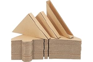 sourcing map Réglable Carton Coin Protecteur, Carton Bords Protecteur 1,7mm pour Art, Emballage, Expédition Fournitures Paquet de 40