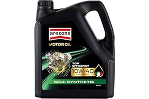 AREXONS Olio Motore 10W-40 4L Semisinthetic, Protezione elevata, Universale Benzina e Diesel