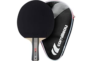 CORNILLEAU - Pack 1x Raquettes et 1x Housse de Raquette de ping-Pong - Sport Pack Solo - Revêtement ITTF 2 étoiles