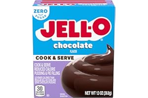 Jell-O Chocolate Pudding, Cook & Serve, Sugar Free, 1.3 oz Box, 4 Packs by Kraft Foods