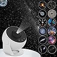BeQuest: Quest For More Galaxy Neon Projector, 12 In 1 Planetarium Star Projector Realistic Starry Sky Night Light With Solar System Constellation Moon For Kids Bedroom Ceiling Home Theater