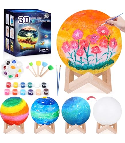 Malen Sie Ihren Eigenen Planeten – DIY Bastelset Für Kinder Ab 6–12 Jahre, Kreatives Geschenk Für Schule Und Freizeit