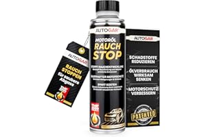 ‎AUTOGAR AUTOGAR® Motoröl Rauch Stop 250 ml – Öl-Additiv zur Reduzierung von Rauchentwicklung & Ölverbrauch – Anti-Rauch Zusatz für Motoröle – Für ältere Fahrzeuge, Viel- und Kurzstreckenfahrer