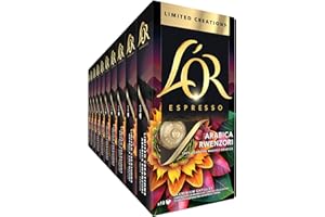 L'Or Espresso Café Limited Edition - 100 kapsułek Arabica Bourbon, kompatybilne z Nespresso (zestaw 10 x 10 szt.)
