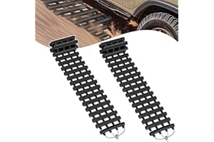 XINZI Set di 2 supporti di guida in gomma pesante per camper, camion, SUV, per la trazione per neve ghiaccio e fango, per camper con borsa per il trasporto, dimensioni: 100 x 21 x 2 cm