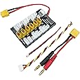 HobbyFly Upgraded XT30 Pro Parallel Charging Balance Board for 1S 2S 3S LiPo Batteries Compatible with XT30 JST-PH 2.0 Connector LiPo Balance Charger