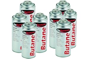 Ranjha's® Pack of 1, 2, 3, 4,5, 10 2289 Butane Gas Cartridge 277g 482ml (8)