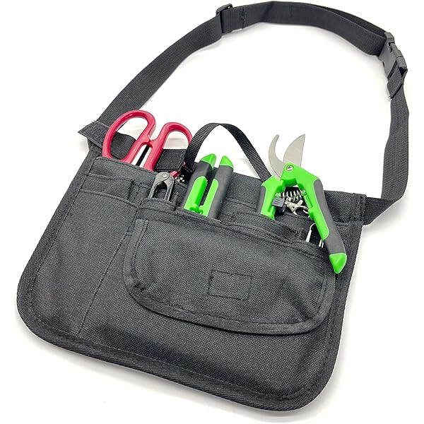 Zerodis Obstpflück-Schürze Mit Schnellverschluss - Große Erntetasche Aus Oxford-Stoff