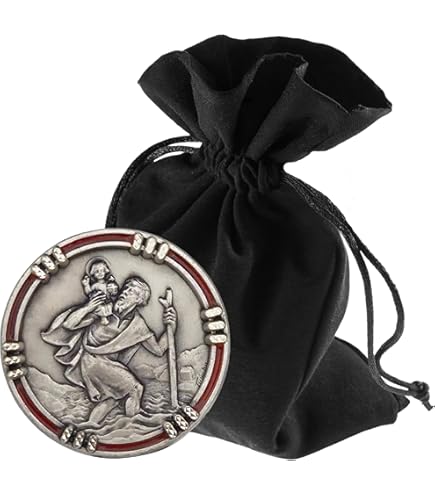 Anwlki Médaille De Saint-Christophe Pour Visière De Voiture St Christophe - Accessoires Pour