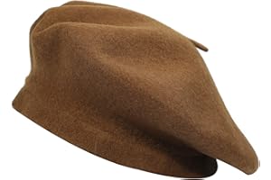 ZLYC Femmes Classique Francais Laine Chapeau de Béret
