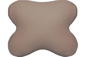 ‎EDDA LUX Edda Lux Bezug passend für Tempur All-Around Schlafkissen, 60/56 x 50/48 cm, formbeständiger Jersey Kissenbezug für Schmetterlingskissen, aus 100% Baumwolle, in Toffee