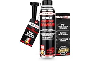 AUTOGAR® Injektor Reiniger Autogas 250ml - Für LPG- & CNG-Fahrzeuge - Reinigt Injektoren, verhindert Ruckeln & senkt Verbrauch - Additiv für bivalenten Antrieb Benzin/Erdgas