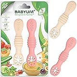 DME BLW - Set di 2 cucchiai da imparare per bambini, 2° età (+4/+6/+12 mesi), ideali per diversificazione alimentare DME BLW,