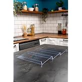 Mienda Home Transparent Stand Spice Stand with 3 Anti-Slip Pads Drawer Organizer MH.YDK.PLX3