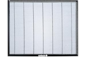 OMTech Tavolo a Nido d'Ape Laser 500x700mm Laser Honeycomb Nido d'Ape Laser in Metallo per Macchine Incisori e Taglierine Laser CO2, Piano di Lavoro a Nido d'Ape Laser con Bilancia Incorporata