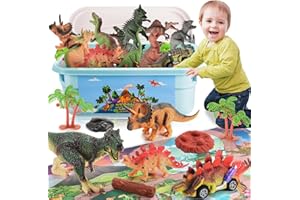Gifitizi Jouet Garcon 3 4 5 6 7 8 Ans, Dinosaure Figurine Dinosaure Enfant Cadeau Garcon 3 4 5 6 7 8 Ans Jouet Fille 3-8 Ans Jouet Enfant 3-8 Ans Garçon Jeu de Dinosaure Figurine Cadeau Fille 3-8 Ans