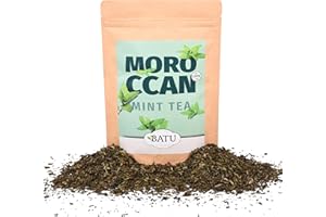BATU Te de Hierbabuena Granel (mint tea) | Premium | 100g | Te marrakech, Marruecos | 100% ingredientes naturales | Spearmint tea