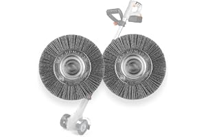 VonHaus Weed Remover Replacement Nylon Wheel Brushes Pack of 2 – Spare Attachment for The VonHaus 20V Cordless Weed Cleaner/S