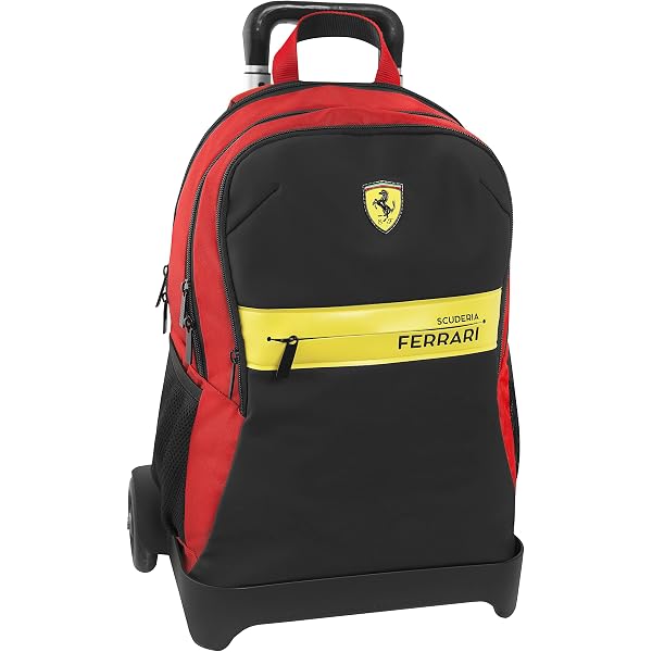Sac à Dos Ferrari Scuderia Rouge - Environ 30L, 42cm De Haut - Pour Ordinateur Portable