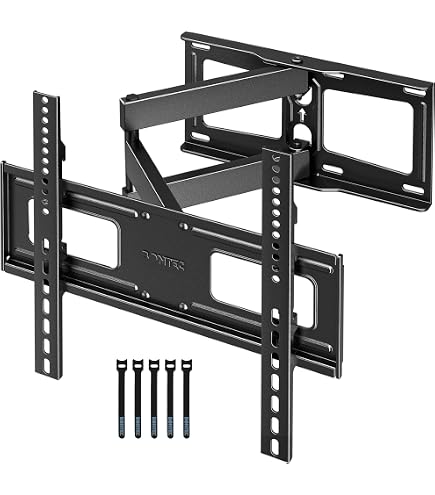 Staffa Supporto TV A Parete Per Schermi Da 26 A 55 Pollici Con Braccio VESA 400x400 Mm