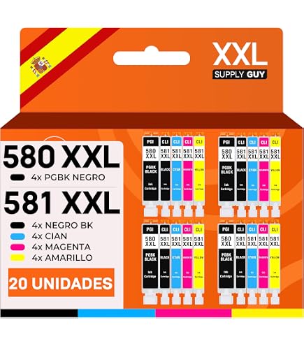 20 Patronen Satz PGI 525XL CLI 526XL Chip Für IP4850 MX884 MX885 MX895 MG5350