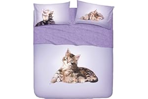 Bassetti Completo Letto Copriletto Matrimoniale 2 PIAZZE Linea Natura 100% Cotone Made in Italy