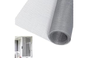 VERNERTH Fly Screens for Windows - 250cm x 120cm Window Fly Screen Mesh with 1.6mm Fine Holes for Windows and Doors, Breathable & Reusable Window Netting for Insects, Flies, Mosquitoes, Bugs, Grey