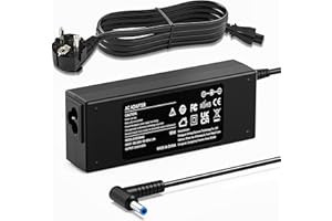 VUOHOEG 90W Cargador HP Portatil 19,5V 4,62A Adaptador para HP 240 250 255 G3 G4 G5 G6 G7 ProBook 430 440 450 G3 G4 G5 G6 G7 EliteBook 820 830 840 850 Pavilion 11 13 15 Stream Alimentacion 4.5 X 3.0mm