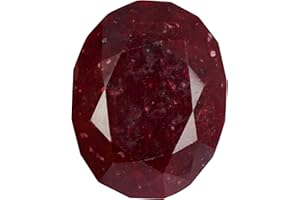 Real Gems Natürlicher roter Rubin Loser Edelstein, große ovale Form 893,00 ct facettierter zertifizierter roter Rubin Loser Stein