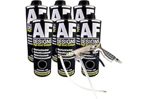 Alex Flittner Designs Protection Chutes de Pierres/Protection 6x1kg Revernissable + Protection Anti-encastrement Pistolet Hohlraumpistole Rostschutzpistole Pistolet de Pulvérisation