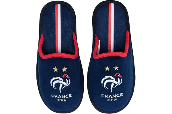 Equipe de France de Football Chaussons FFF - Collection Officielle Taille Enfant