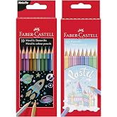 FABER-CASTELL - Metallic &amp; Pastel Colored Pencils Set of 20 | L&aacute;pices de colores a prueba de roturas con colores metalizados