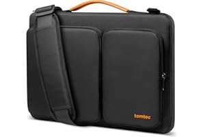 tomtoc 360° Housse pour Nouveau 14 Pouces MacBook Pro M5/M4/M3/M2/M1 Pro/Max (2025-2021) A3401 A3185 A3112 A2992 A2918 A2779 A2442, Sac pour Laptop adapté 13,5-14,4" Surface Laptop, 14" ASUS ZenBook