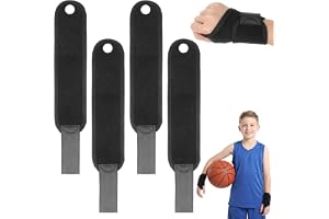 Bremorou 4 stycken handledsbandage för barn handledsbandage justerbart handledsstöd bandage för barnfitness, sport och dagliga aktiviteter