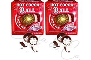 BELLA & CO. 2x Hot Chocolate Cocoa Bomb | Milk Chocolate Bombs with Mini Marshmallows | Hot Chocolate Gift Sets | Gift For Men Women | Christmas Gifts | Stocking Filler | Hot Chocolate Gift Sets | 24g