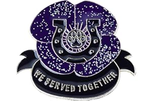 Accjzzlyn Purple Poppy Pin Badge Brooch, Horseshoes and Dog Paws Remember Animals in War, Enamel Pin Badge Remembrance Day Brooch We Served Together