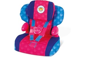 Casdon Build-A-Bear Workshop Furry Friend Toy Car Booster Seat | For Kids Aged 3+ | Use at Home or in Car | Adjustable Headrest & Seatbelt Lock | Fits Cuddly Toys | Bear Not Included