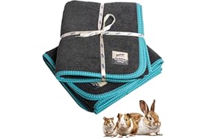 BUNNY NATURE bunnyNature Bedding Easy Türkis - Waschbare PIPI-Pads für Meerschweinchen, Kaninchen - Kleintier Decke - Weicher Fleece & Saugstarker Molton - Antiallergisch