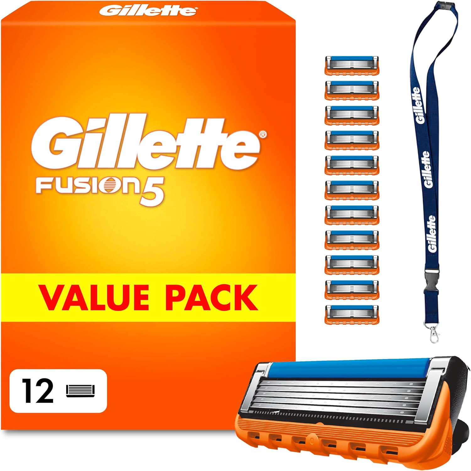 Avis d'Expert & Test Approfondi : Gillette Fusion5 Men s Razor - 12 Blades Engi (Sélection)